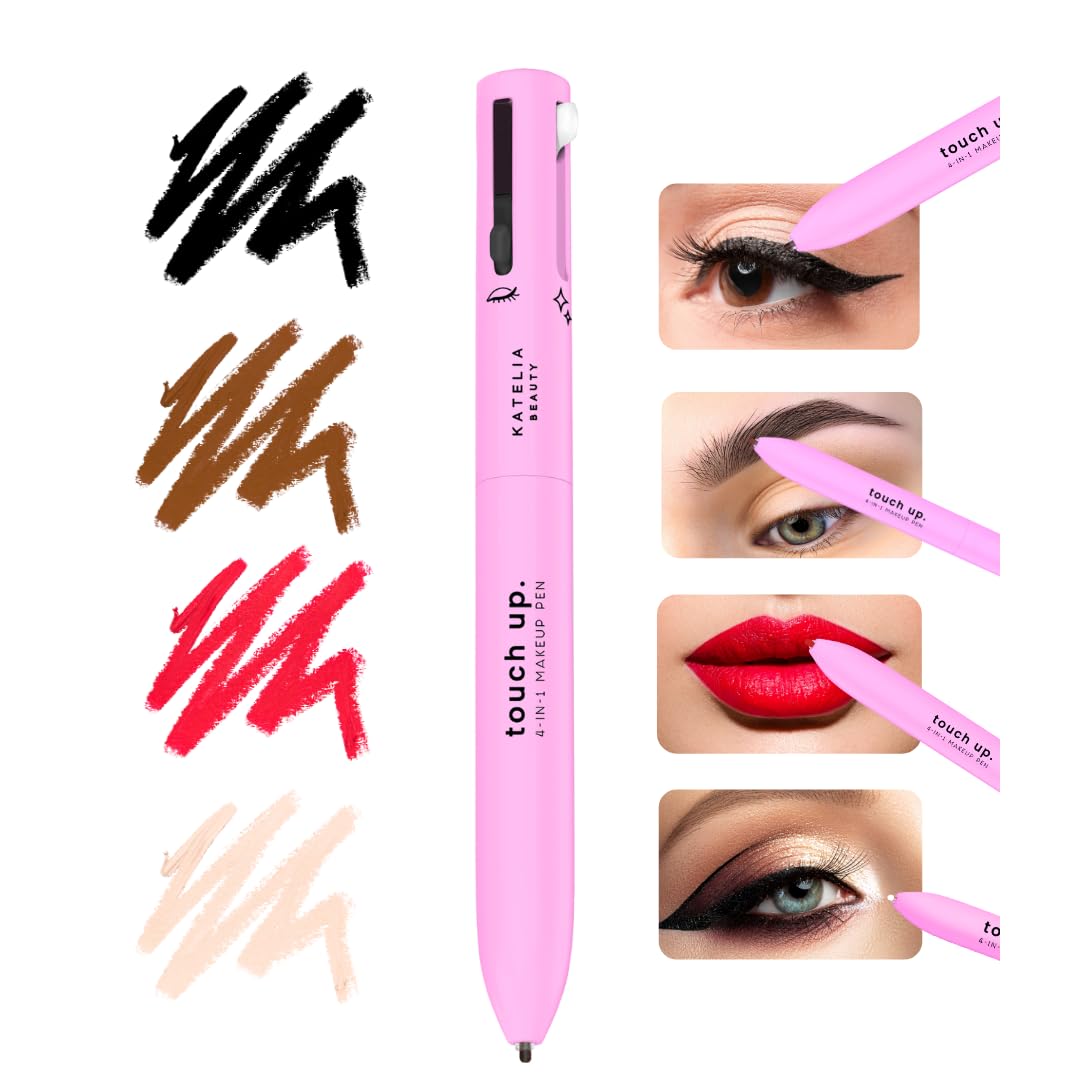 Stylo de maquillage 4 en 1 : Votre Allié Beauté Tout-en-Un pour un Look Parfait !